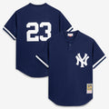 Men's New York Yankees Don Mattingly Mitchell & Ness Navy Authentic Batting Practice Jersey