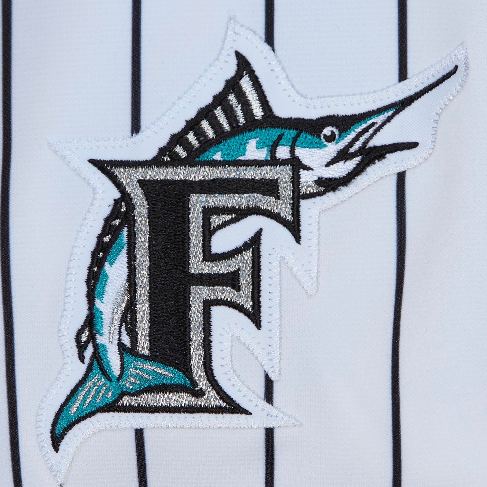 Men's Florida Marlins Dontrelle Willis Mitchell & Ness White Cooperstown Collection Authentic Jersey - 5