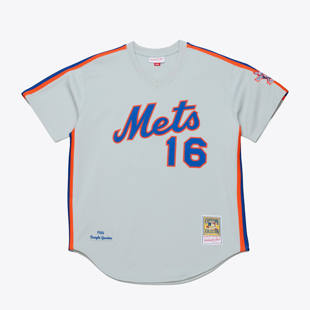 Men's New York Mets Dwight Gooden Mitchell & Ness White 1986 Authentic Jersey - 2