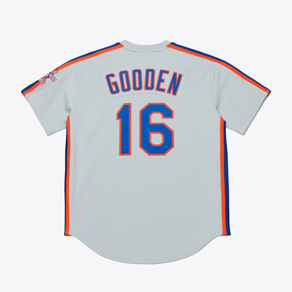 Men's New York Mets Dwight Gooden Mitchell & Ness White 1986 Authentic Jersey - 3