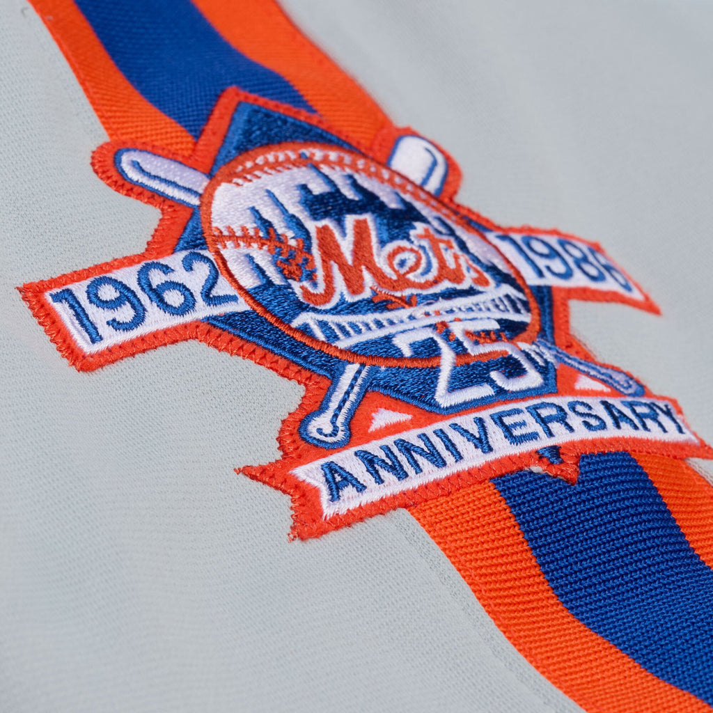 Men's New York Mets Dwight Gooden Mitchell & Ness White 1986 Authentic Jersey - 5