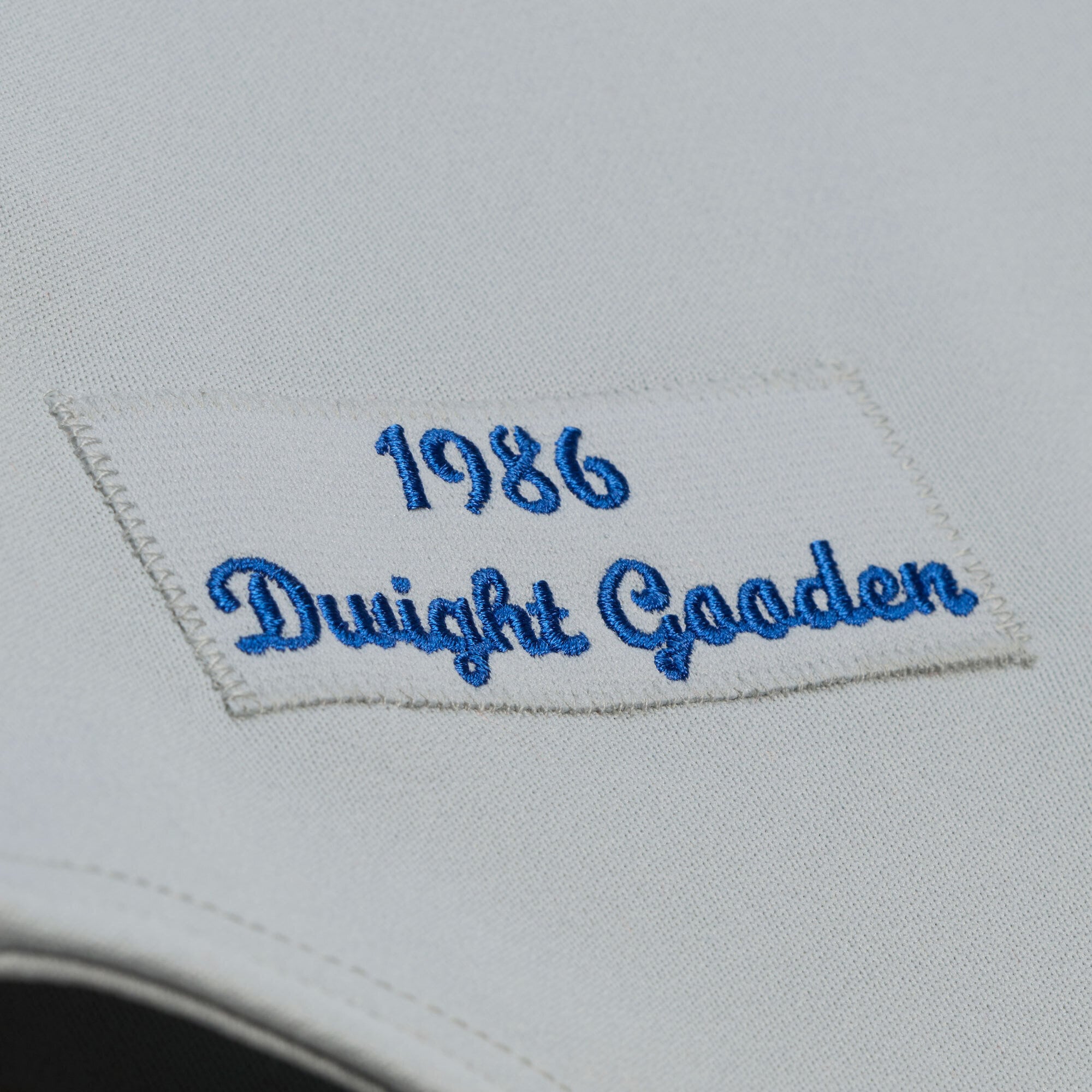 Men's New York Mets Dwight Gooden Mitchell & Ness White 1986 Authentic Jersey - 6