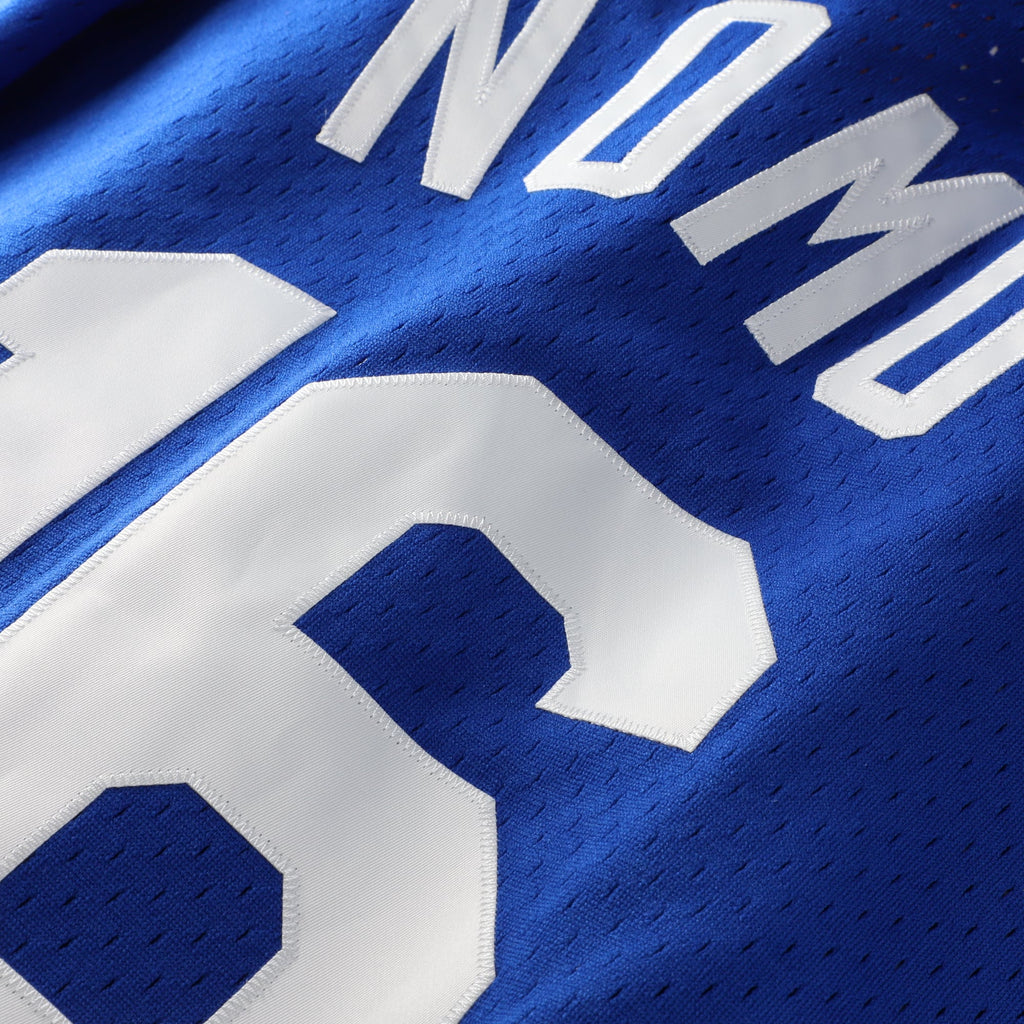 Men's Los Angeles Dodgers Hideo Nomo Mitchell & Ness Royal Big & Tall Cooperstown Collection Mesh Batting Practice Jersey - 5