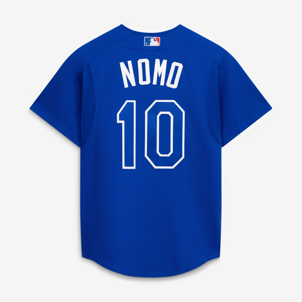 Men's Los Angeles Dodgers Hideo Nomo Mitchell & Ness Royal Cooperstown Collection 2004 Batting Practice Jersey - 4