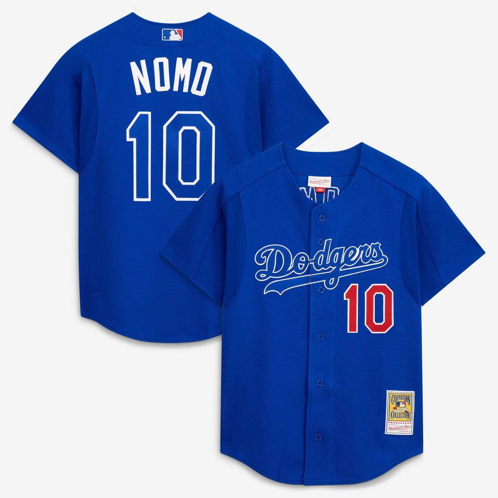 Men's Los Angeles Dodgers Hideo Nomo Mitchell & Ness Royal Cooperstown Collection 2004 Batting Practice Jersey