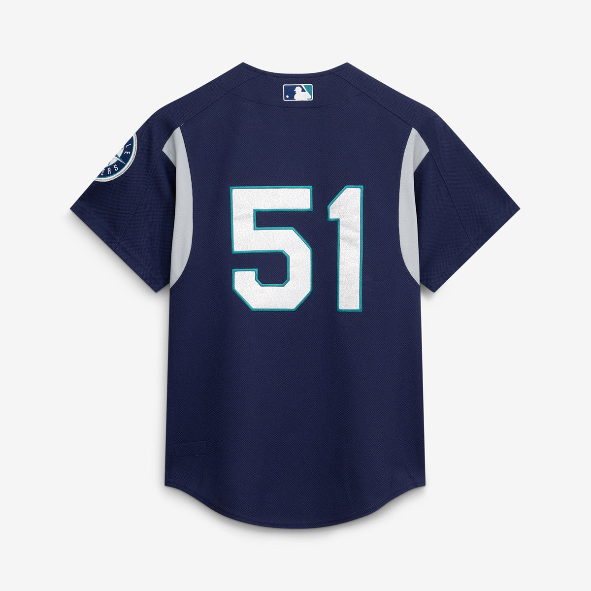 Men's Seattle Mariners Ichiro Suzuki Mitchell & Ness Navy Cooperstown Collection Batting Practice Jersey - 3
