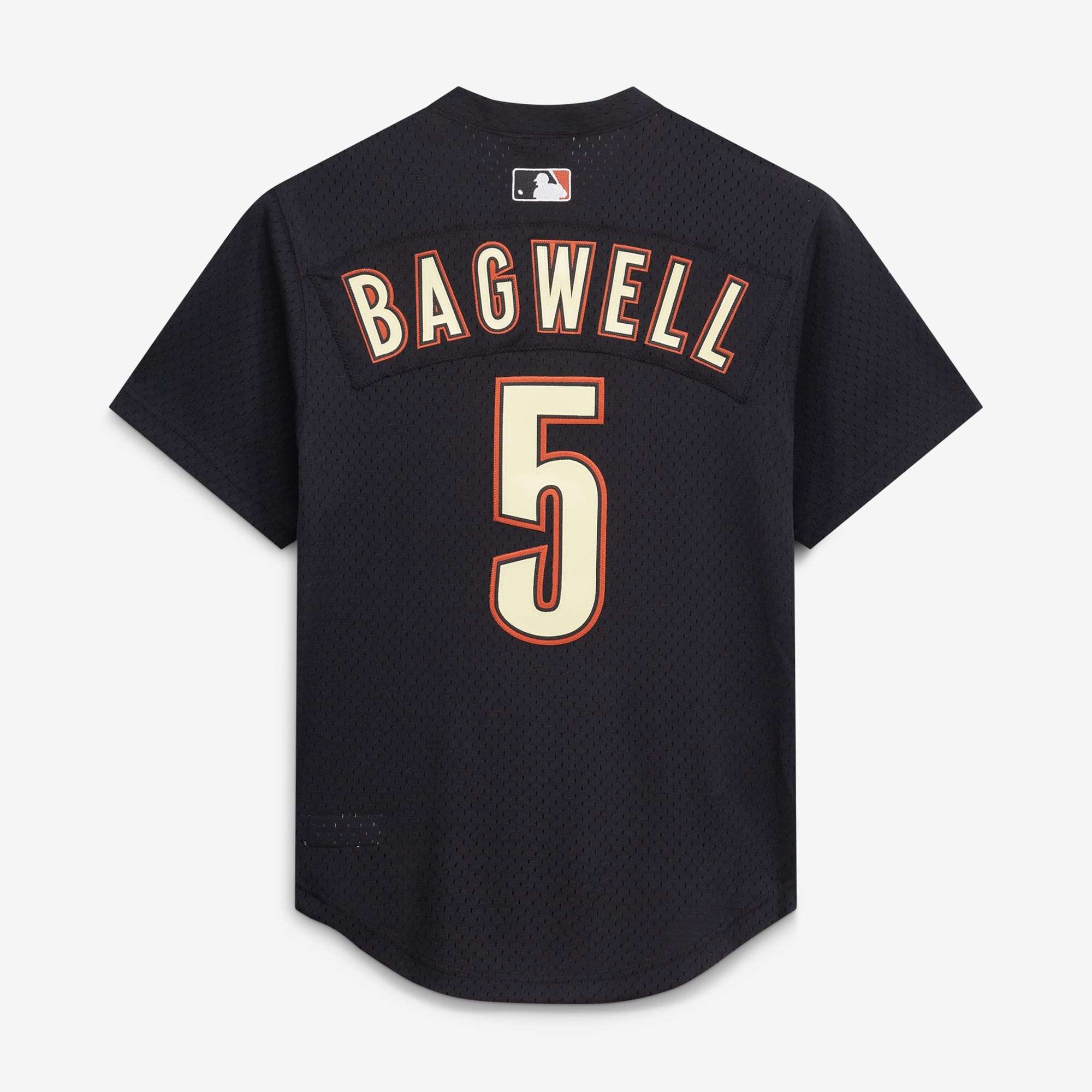Men's Houston Astros Jeff Bagwell Mitchell & Ness Black Authentic Batting Practice Jersey - 4
