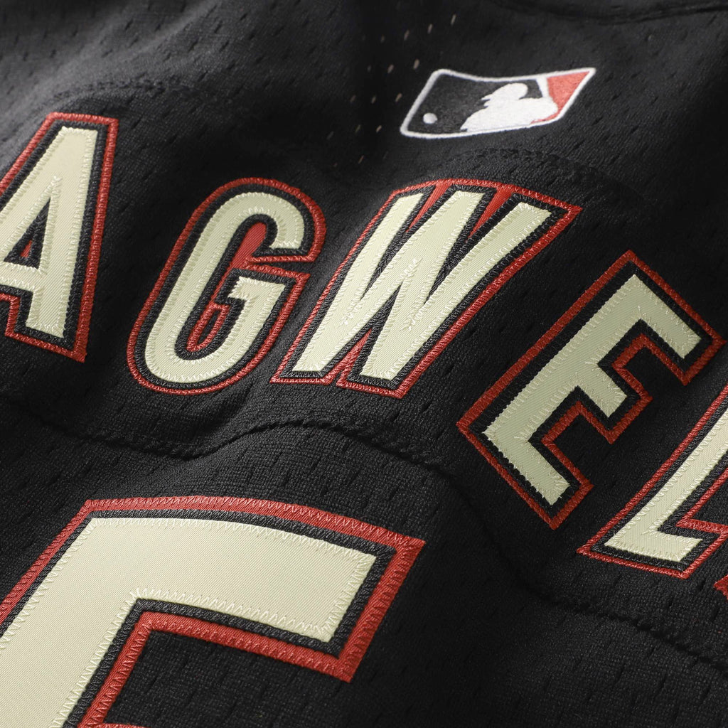 Men's Houston Astros Jeff Bagwell Mitchell & Ness Black Authentic Batting Practice Jersey - 6