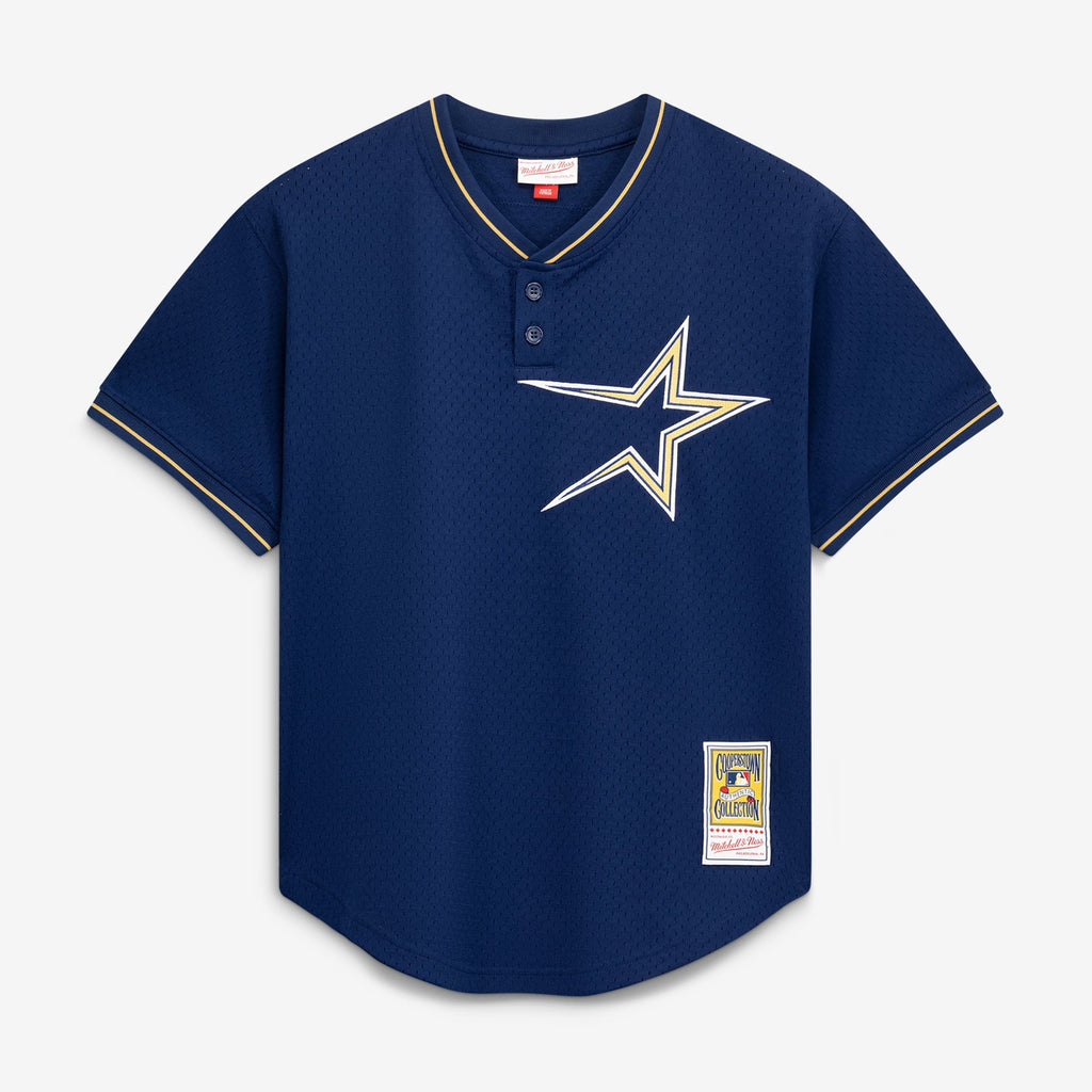 Men's Houston Astros Jeff Bagwell Mitchell & Ness Navy Authentic Batting Practice Jersey - 3