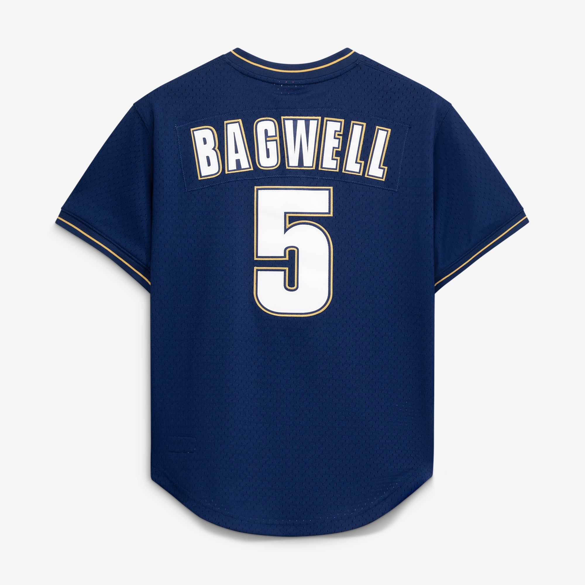 Men's Houston Astros Jeff Bagwell Mitchell & Ness Navy Authentic Batting Practice Jersey - 4