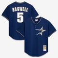 Men's Houston Astros Jeff Bagwell Mitchell & Ness Navy Authentic Batting Practice Jersey