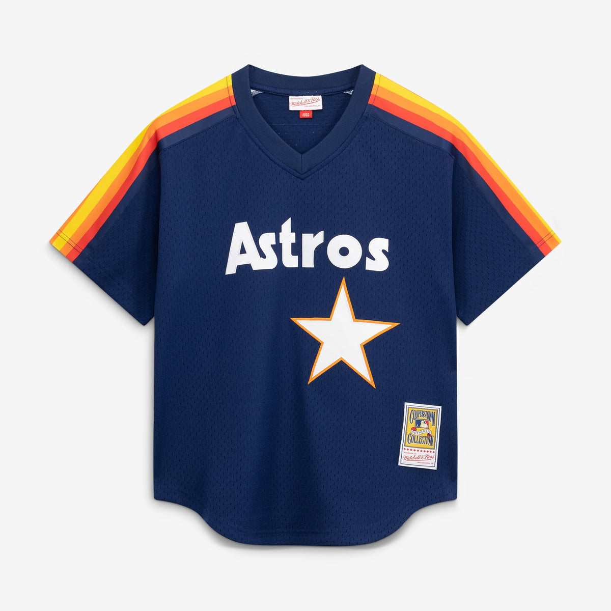 Men's Houston Astros Jeff Bagwell Mitchell & Ness Navy Authentic Batting Practice Jersey - 3