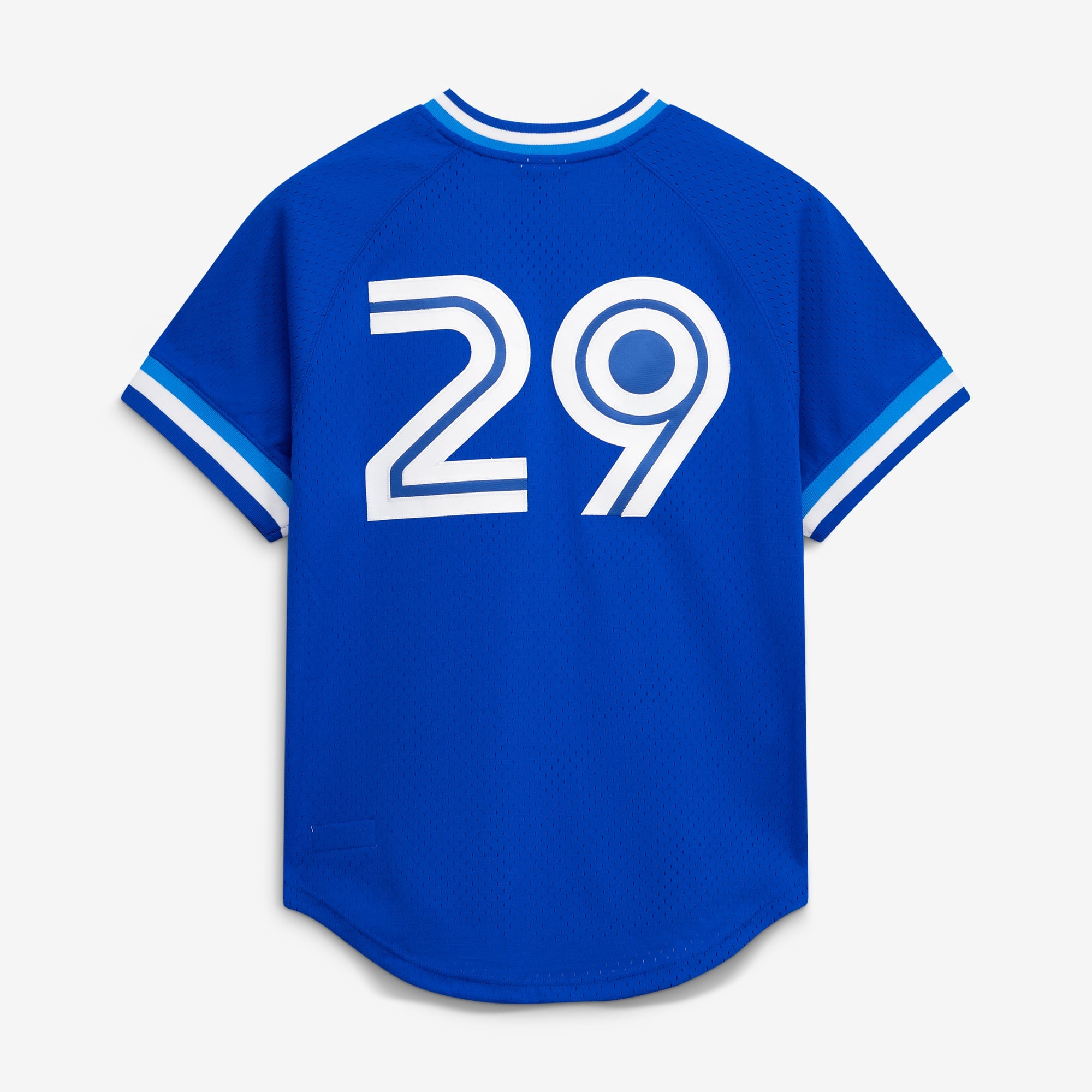Men's Toronto Blue Jays Joe Carter Mitchell & Ness Royal Authentic Batting Practice Jersey - 4