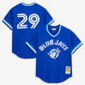 Men's Toronto Blue Jays Joe Carter Mitchell & Ness Royal Authentic Batting Practice Jersey