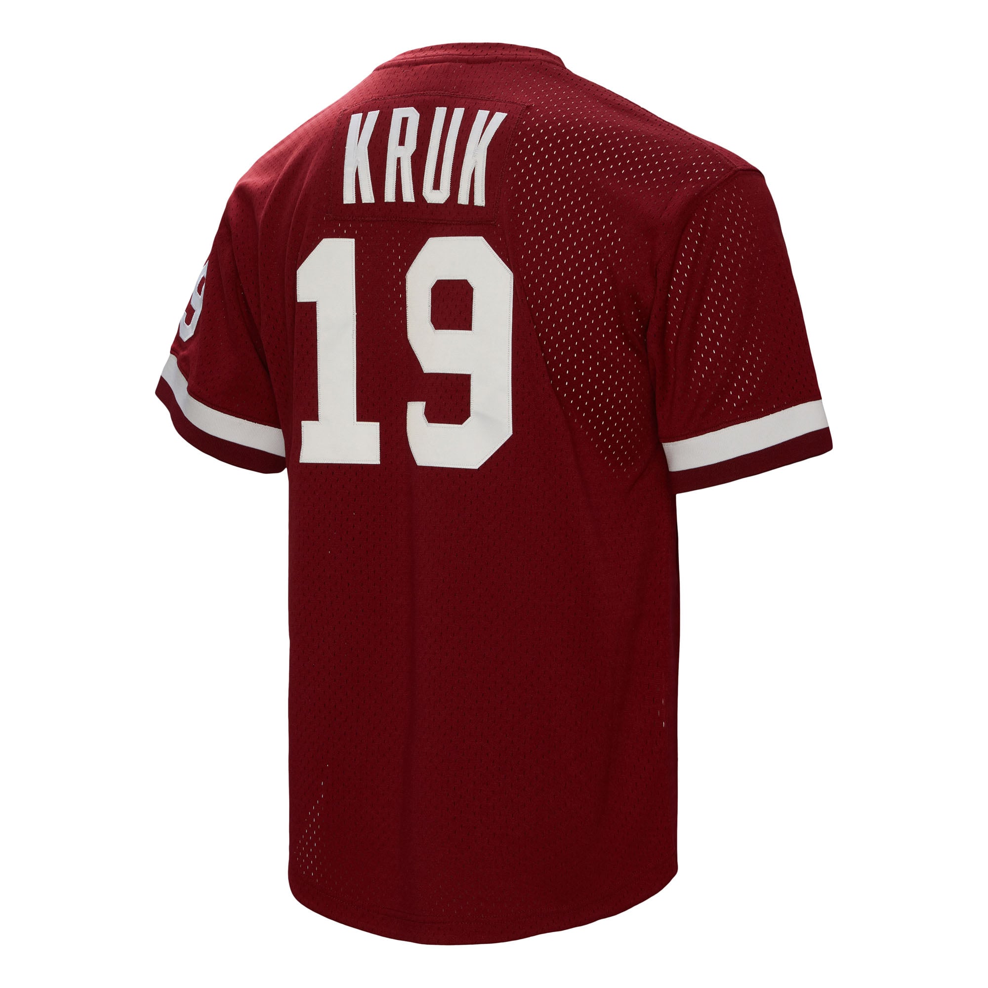 Men's Philadelphia Phillies John Kruk Mitchell & Ness Burgundy Big & Tall Cooperstown Collection Mesh Batting Practice Jersey - 7