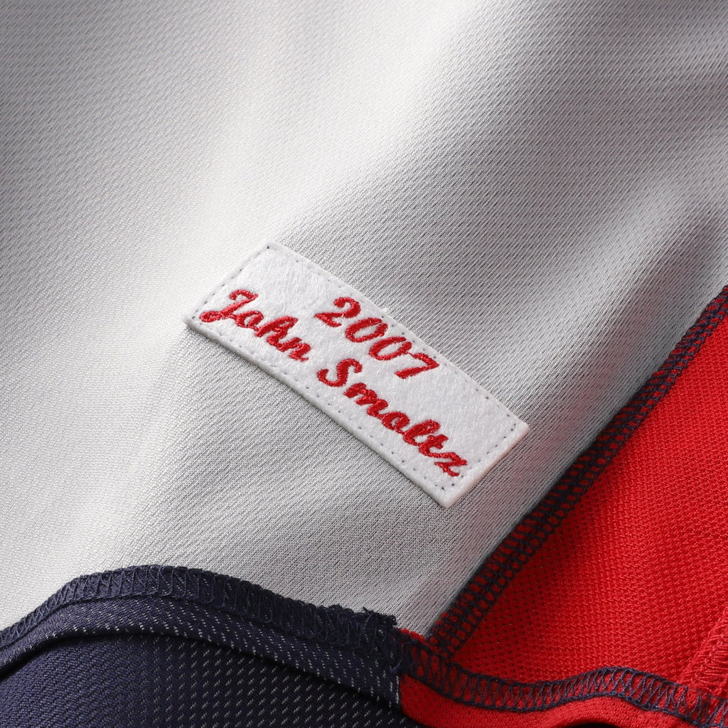 Men's Atlanta Braves John Smoltz Mitchell & Ness Navy Authentic Batting Practice Jersey - 7