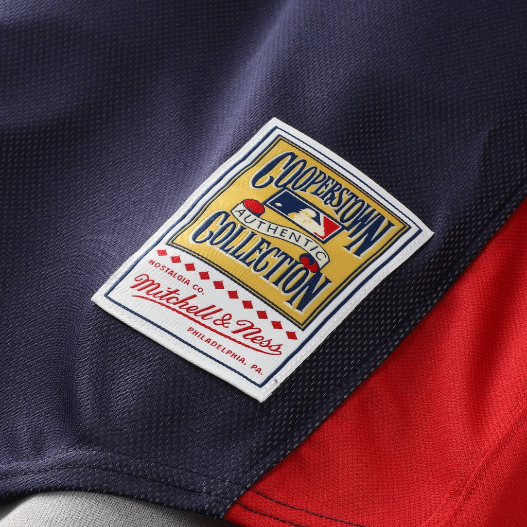 Men's Atlanta Braves John Smoltz Mitchell & Ness Navy Authentic Batting Practice Jersey - 8