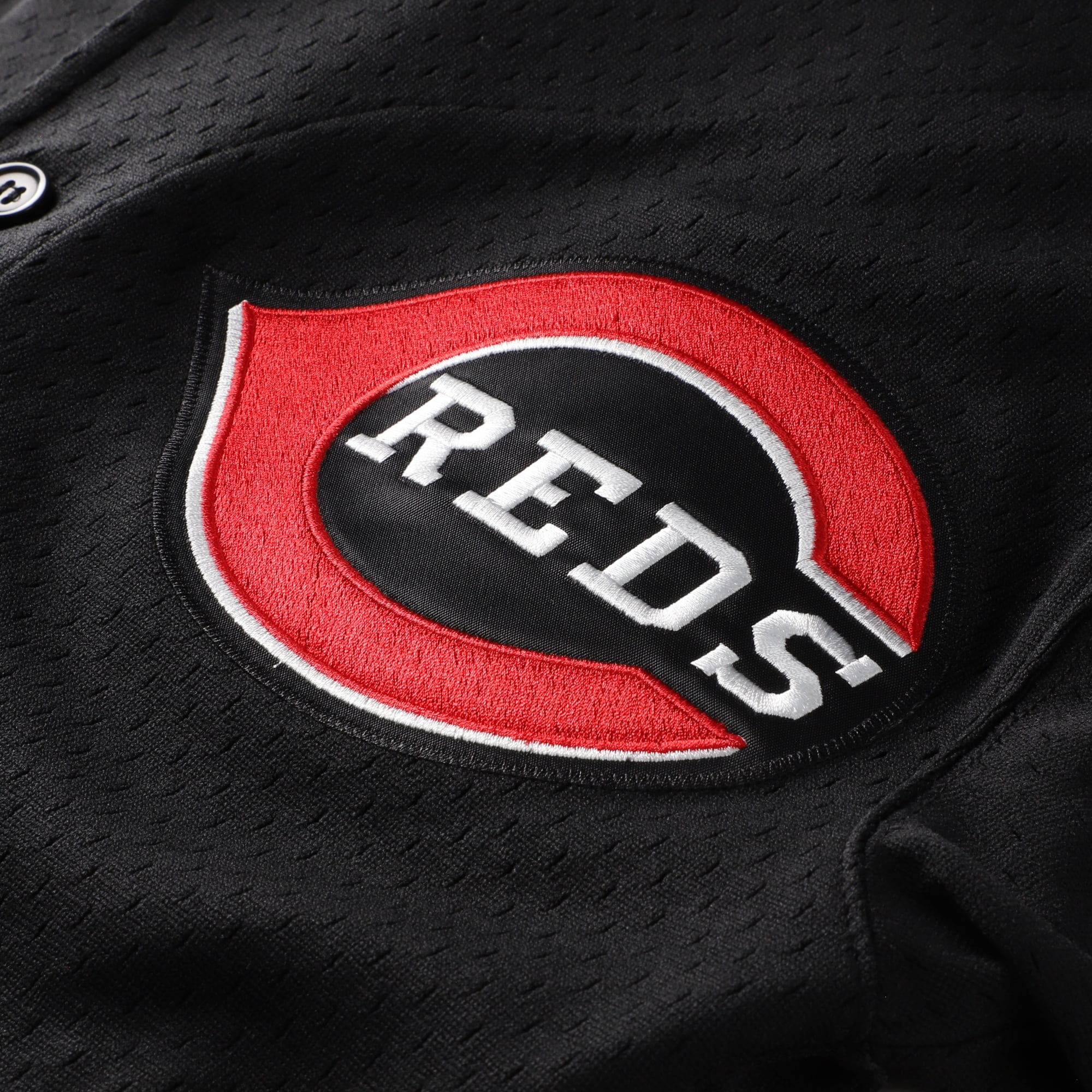 Men's Cincinnati Reds Ken Griffey Jr. Mitchell & Ness Black Big & Tall Cooperstown Mesh Batting Practice Jersey - 5