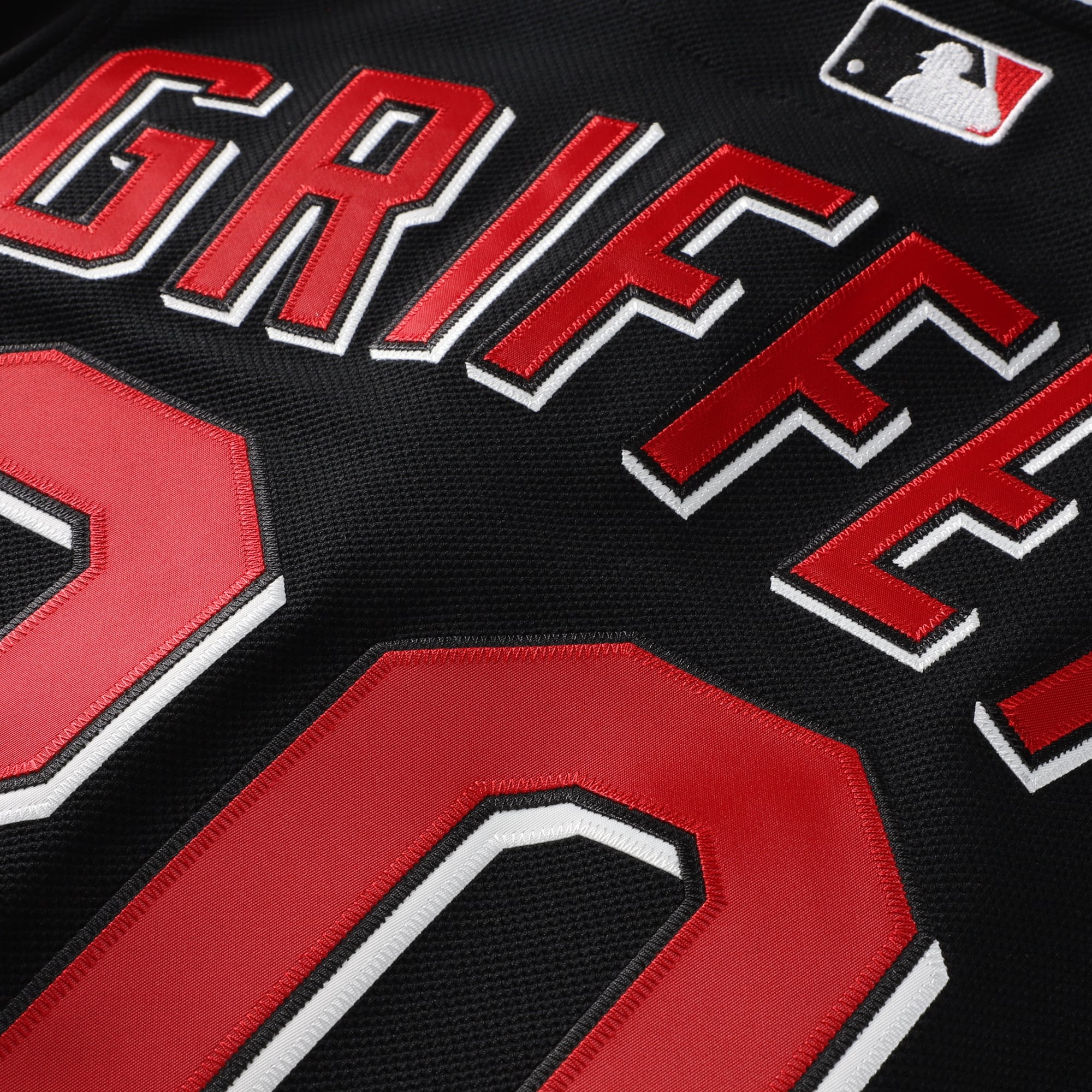 Men's Cincinnati Reds Ken Griffey Jr. Mitchell & Ness Black Cooperstown Collection Authentic Mesh Batting Practice Jersey - 6