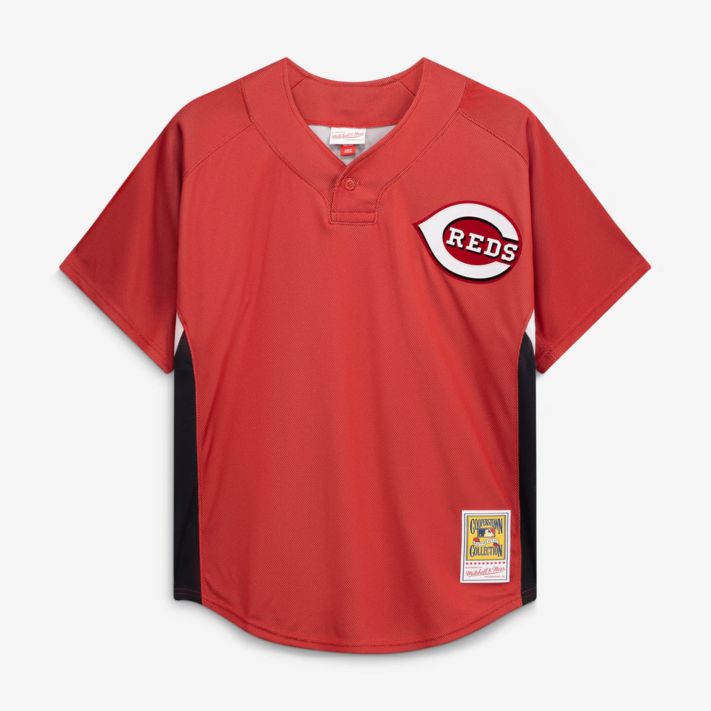 Men's Cincinnati Reds Ken Griffey Jr. Mitchell & Ness Red Authentic Batting Practice Jersey - 3