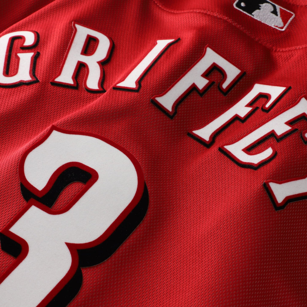 Men's Cincinnati Reds Ken Griffey Jr. Mitchell & Ness Red Authentic Batting Practice Jersey - 6