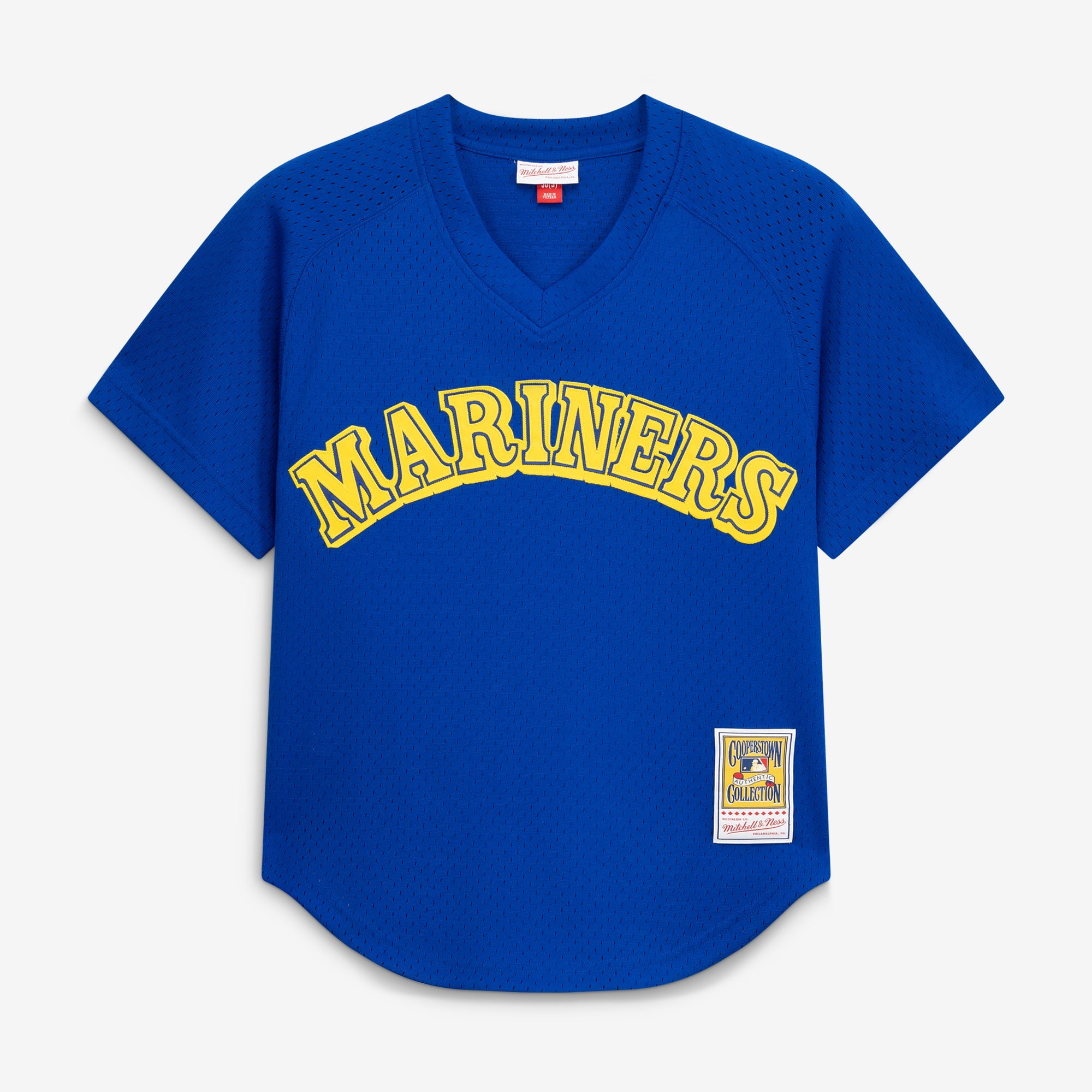 Men's Seattle Mariners Ken Griffey Jr. Mitchell & Ness Royal Authentic Batting Practice Jersey - 3