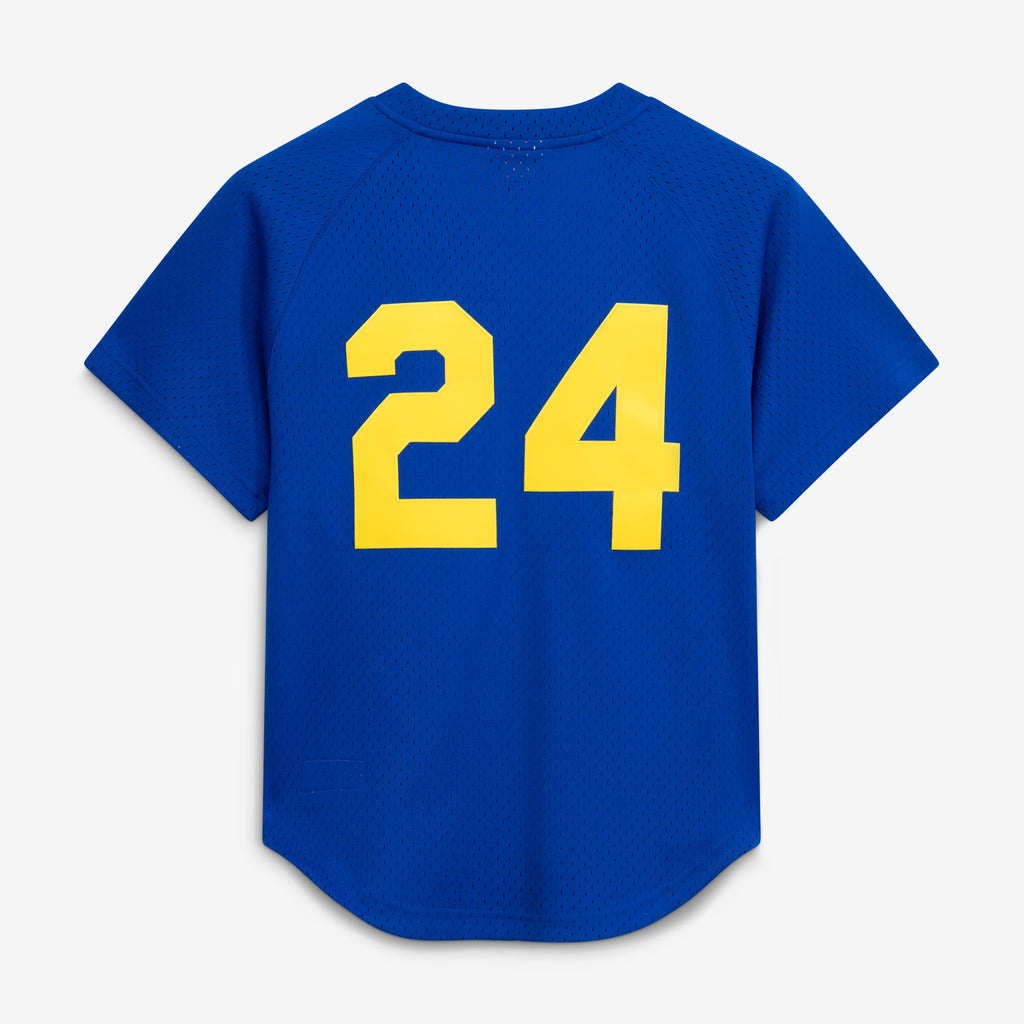 Men's Seattle Mariners Ken Griffey Jr. Mitchell & Ness Royal Authentic Batting Practice Jersey - 4