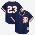 Men's Detroit Tigers Kirk Gibson Mitchell & Ness Navy Authentic Batting Practice Jersey