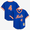 Men's New York Mets Lenny Dykstra Mitchell & Ness Royal Authentic Batting Practice Jersey