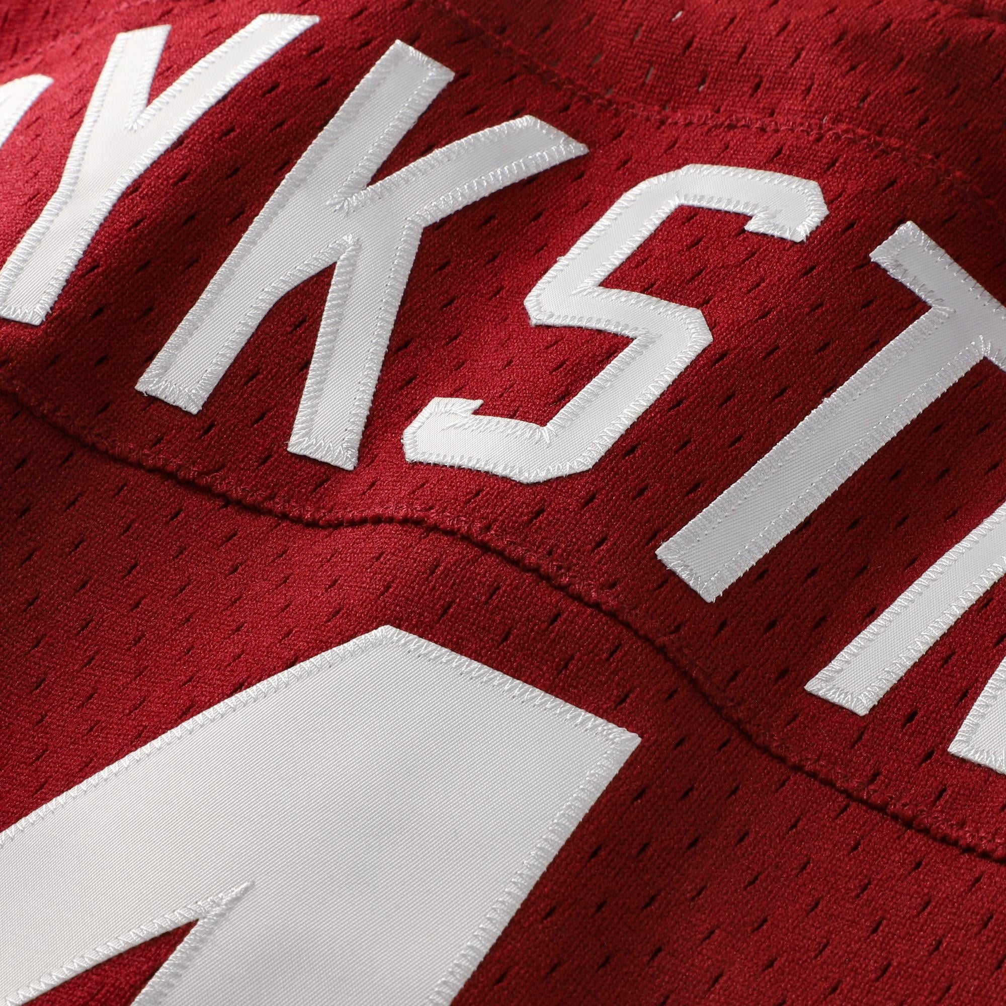 Men's Philadelphia Phillies Lenny Dykstra Mitchell & Ness Scarlet Authentic Batting Practice Jersey - 6