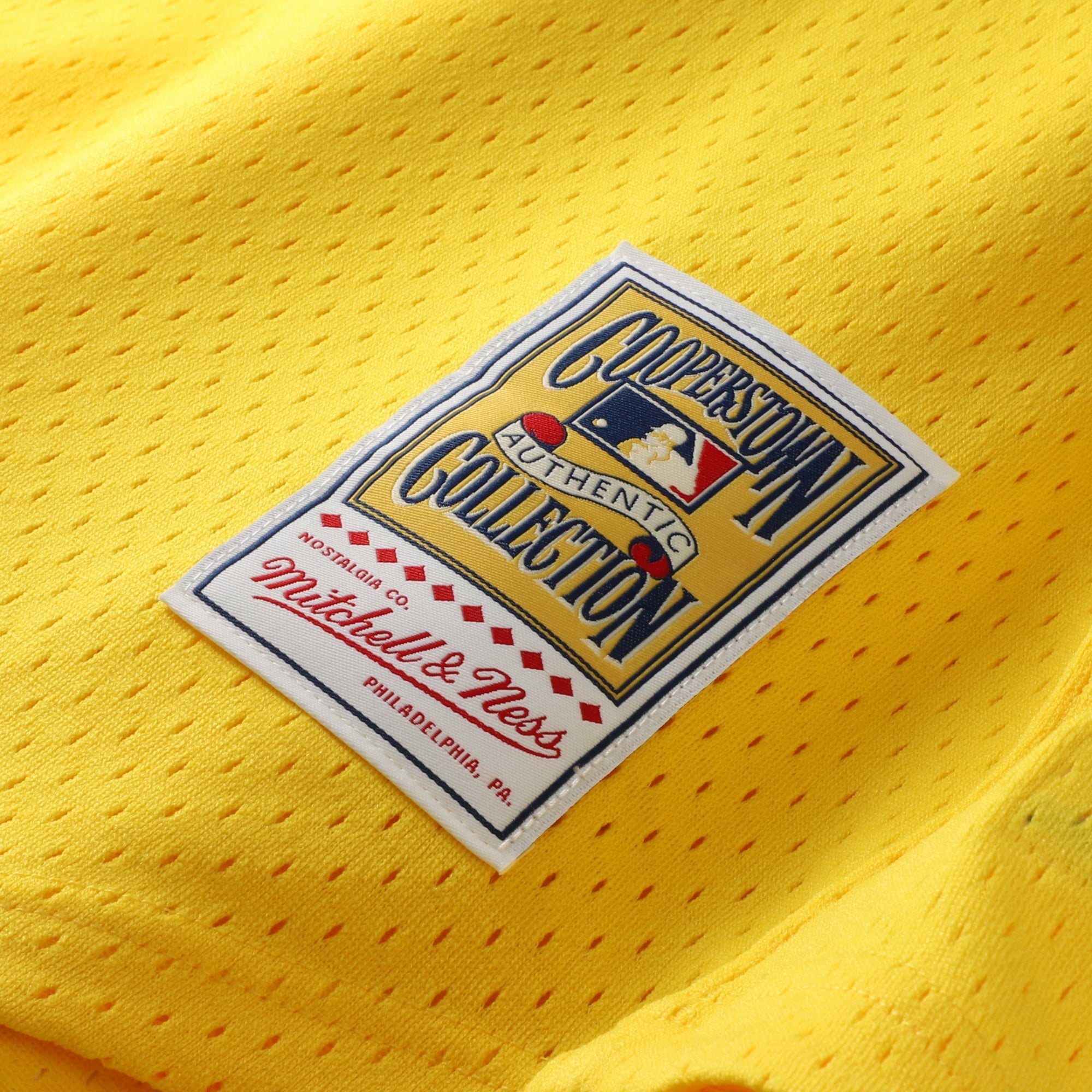 Men's Athletics Mark McGwire Mitchell & Ness Gold Authentic Batting Practice Jersey - 9