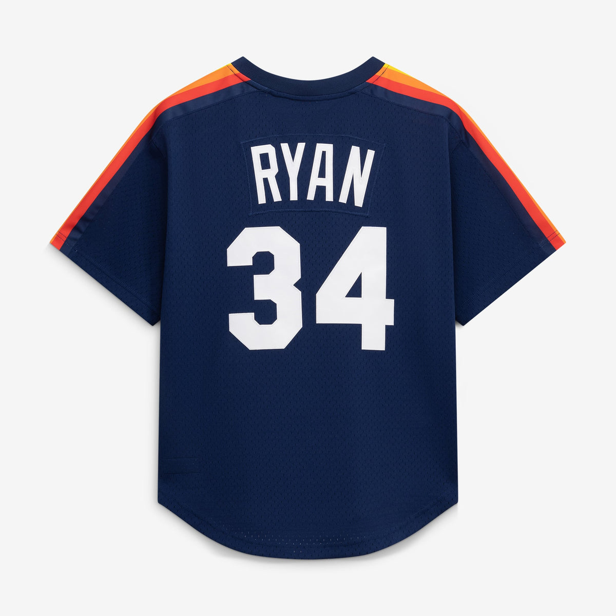 Men's Houston Astros Nolan Ryan Mitchell & Ness Navy Authentic Batting Practice Jersey - 4
