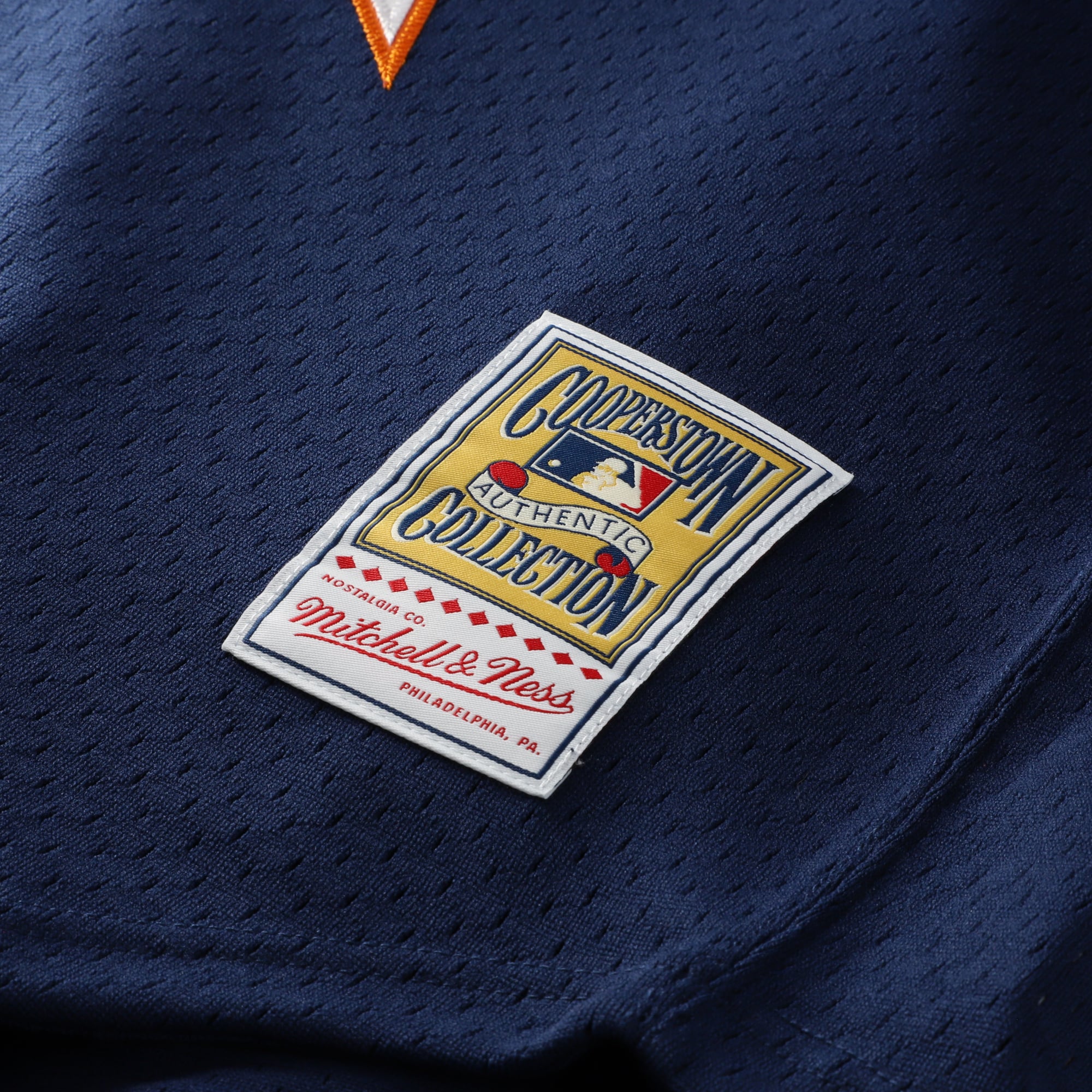 Men's Houston Astros Nolan Ryan Mitchell & Ness Navy Authentic Batting Practice Jersey - 9