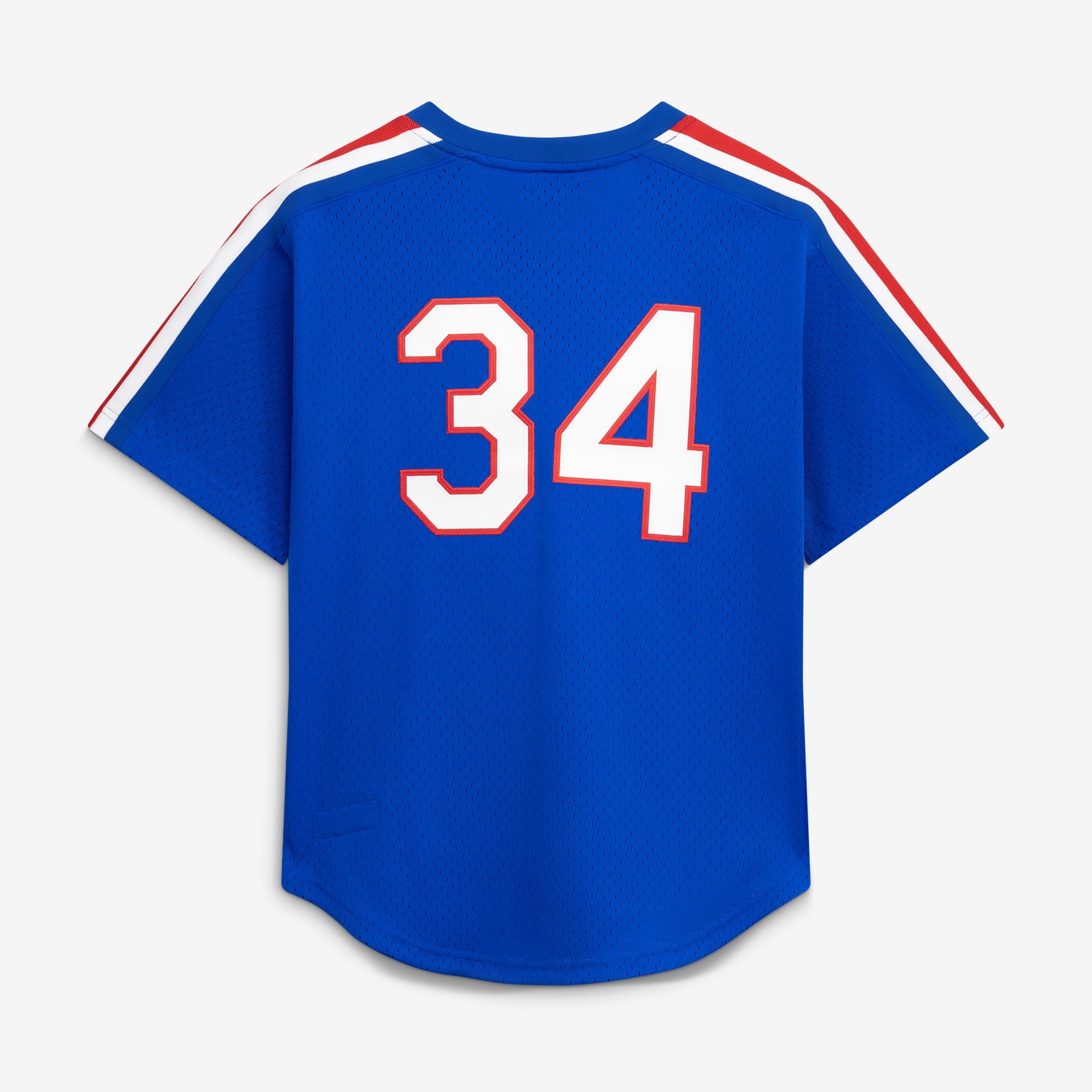 Men's Texas Rangers Nolan Ryan Mitchell & Ness Royal Authentic Batting Practice Jersey - 4