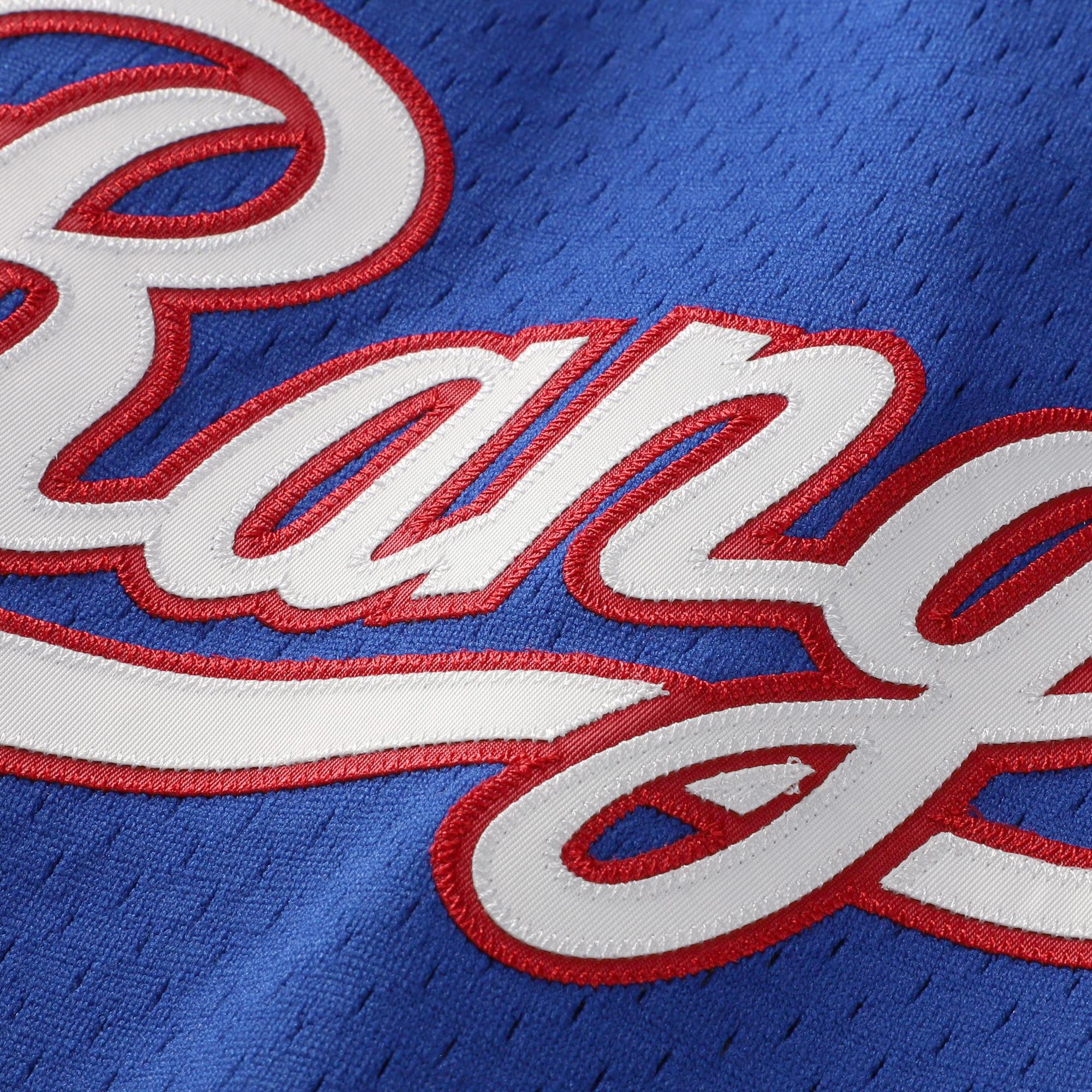 Men's Texas Rangers Nolan Ryan Mitchell & Ness Royal Authentic Batting Practice Jersey - 5