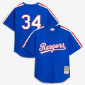 Men's Texas Rangers Nolan Ryan Mitchell & Ness Royal Authentic Batting Practice Jersey