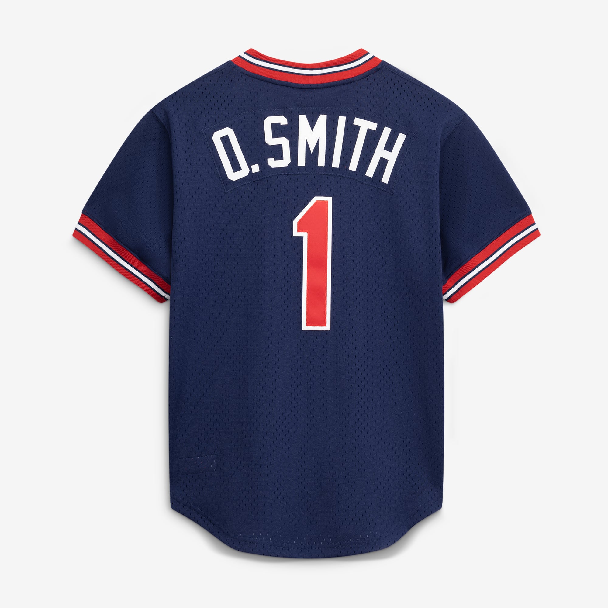Men's St. Louis Cardinals Ozzie Smith Mitchell & Ness Navy Authentic Batting Practice Jersey - 4