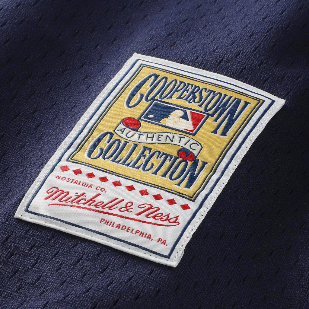 Men's St. Louis Cardinals Ozzie Smith Mitchell & Ness Navy Authentic Batting Practice Jersey - 8