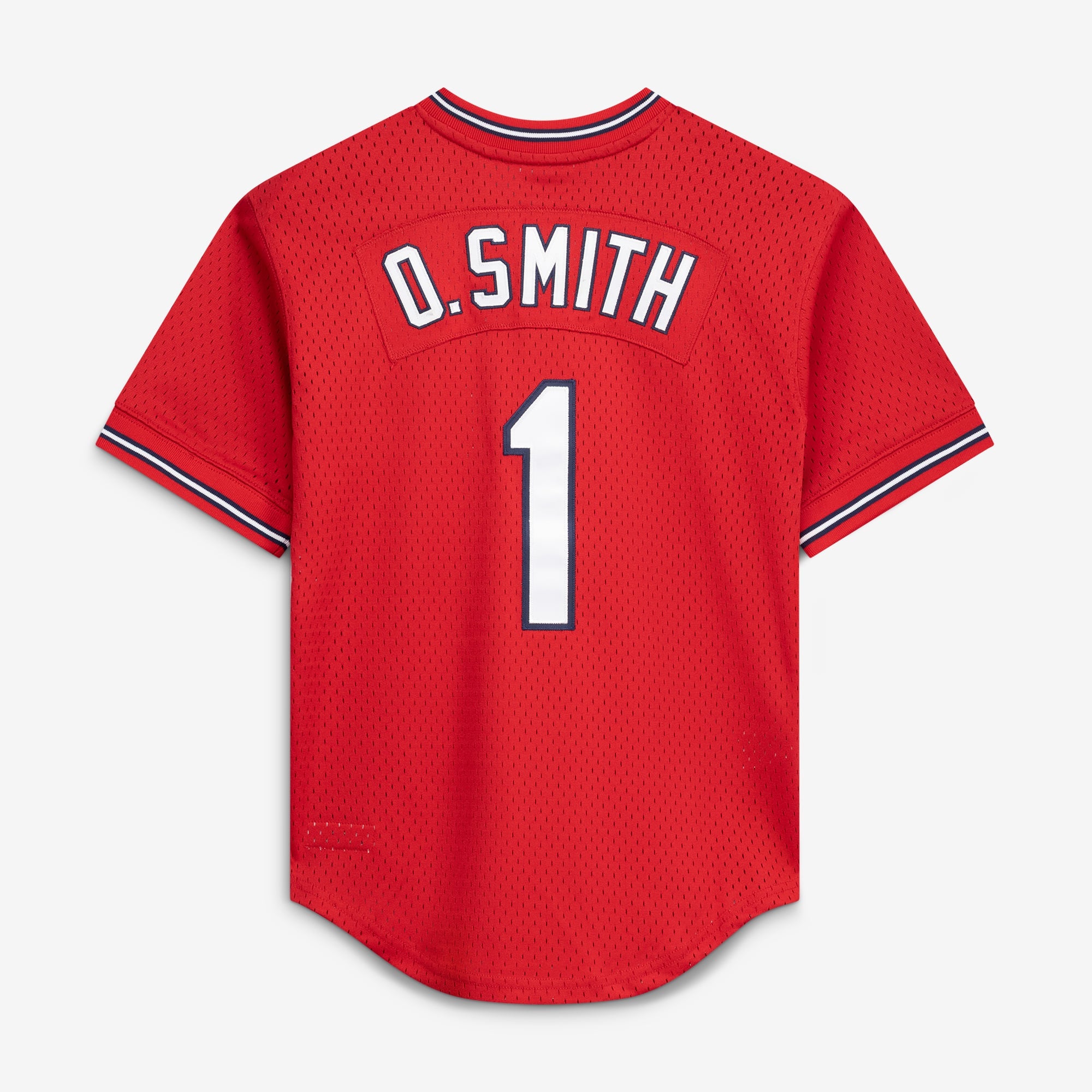 Men's St. Louis Cardinals Ozzie Smith Mitchell & Ness Scarlet Authentic Batting Practice Jersey - 4