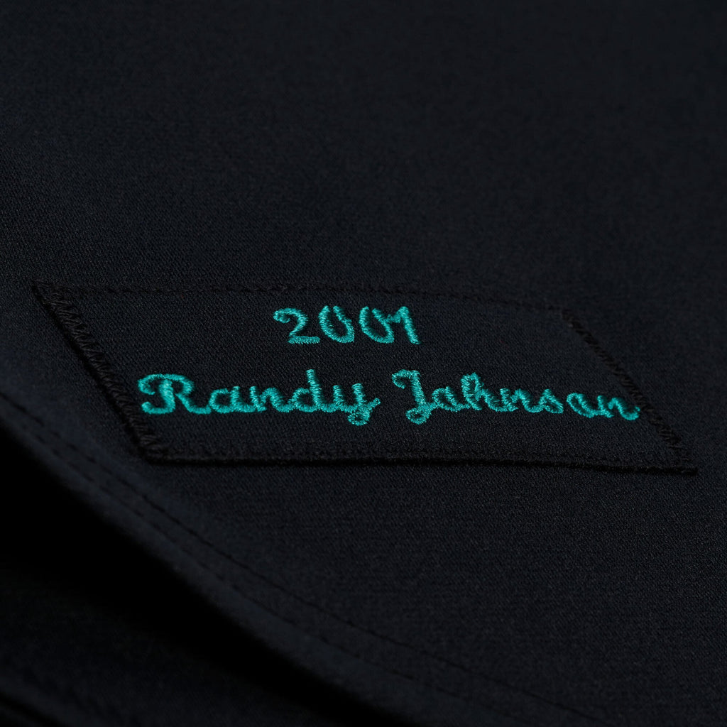 Men's Arizona Diamondbacks Randy Johnson Mitchell & Ness Black 2001 Authentic Jersey - 6