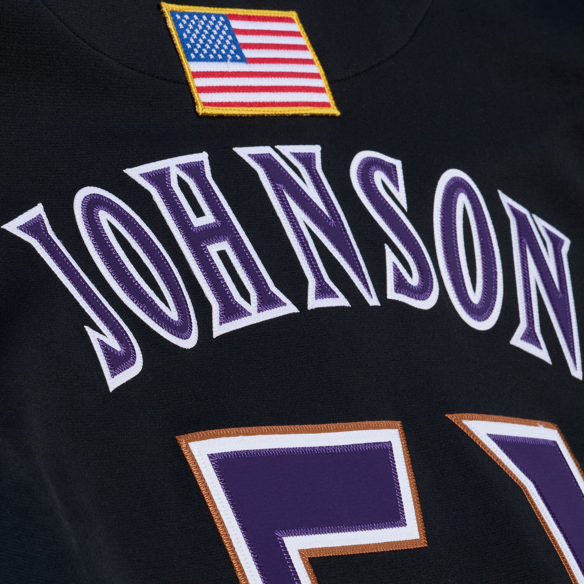 Men's Arizona Diamondbacks Randy Johnson Mitchell & Ness Black 2001 Authentic Jersey - 9
