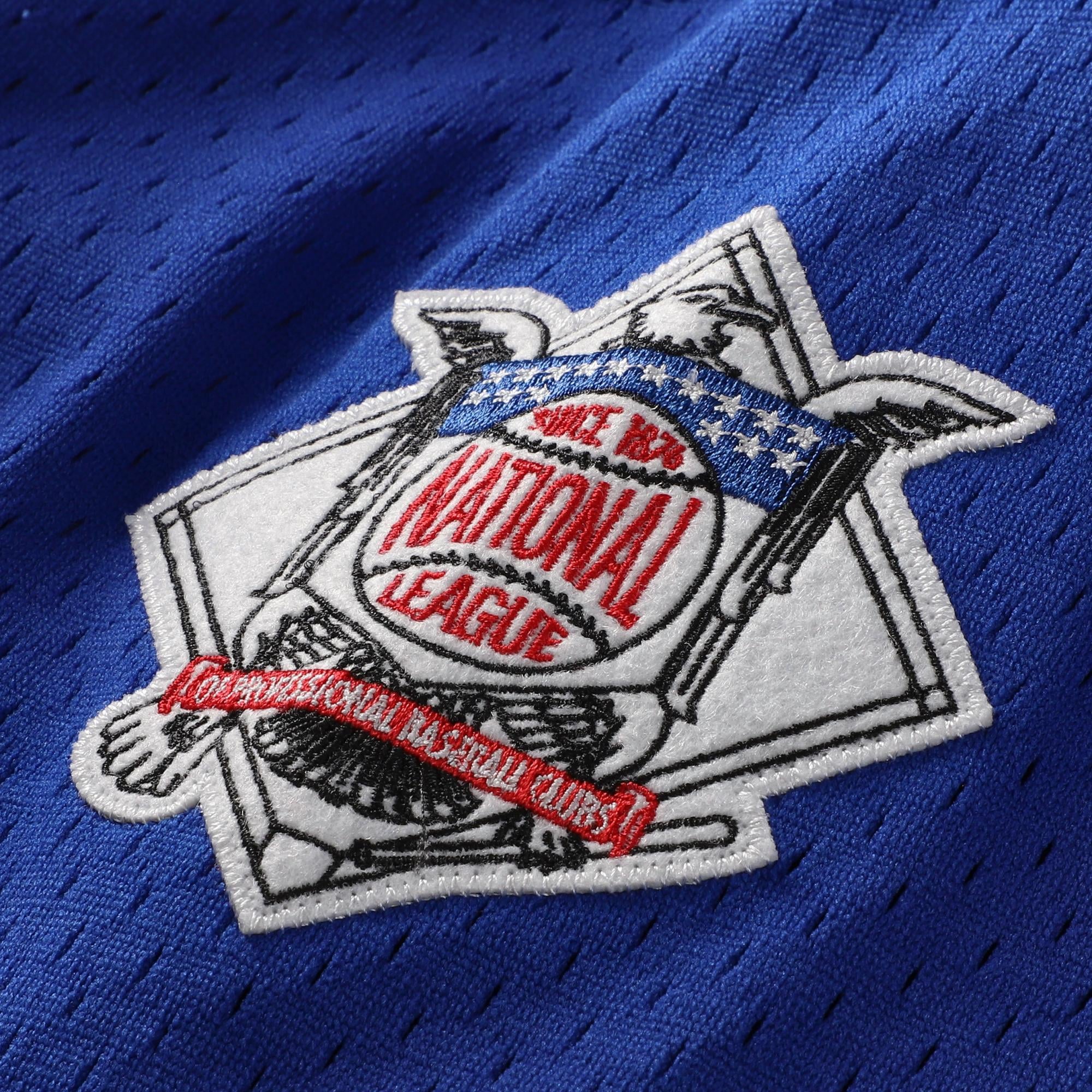 Men's Chicago Cubs Ryne Sandberg Mitchell & Ness Royal Cooperstown Collection 1997 Mesh Batting Practice Button-Up Jersey - 6