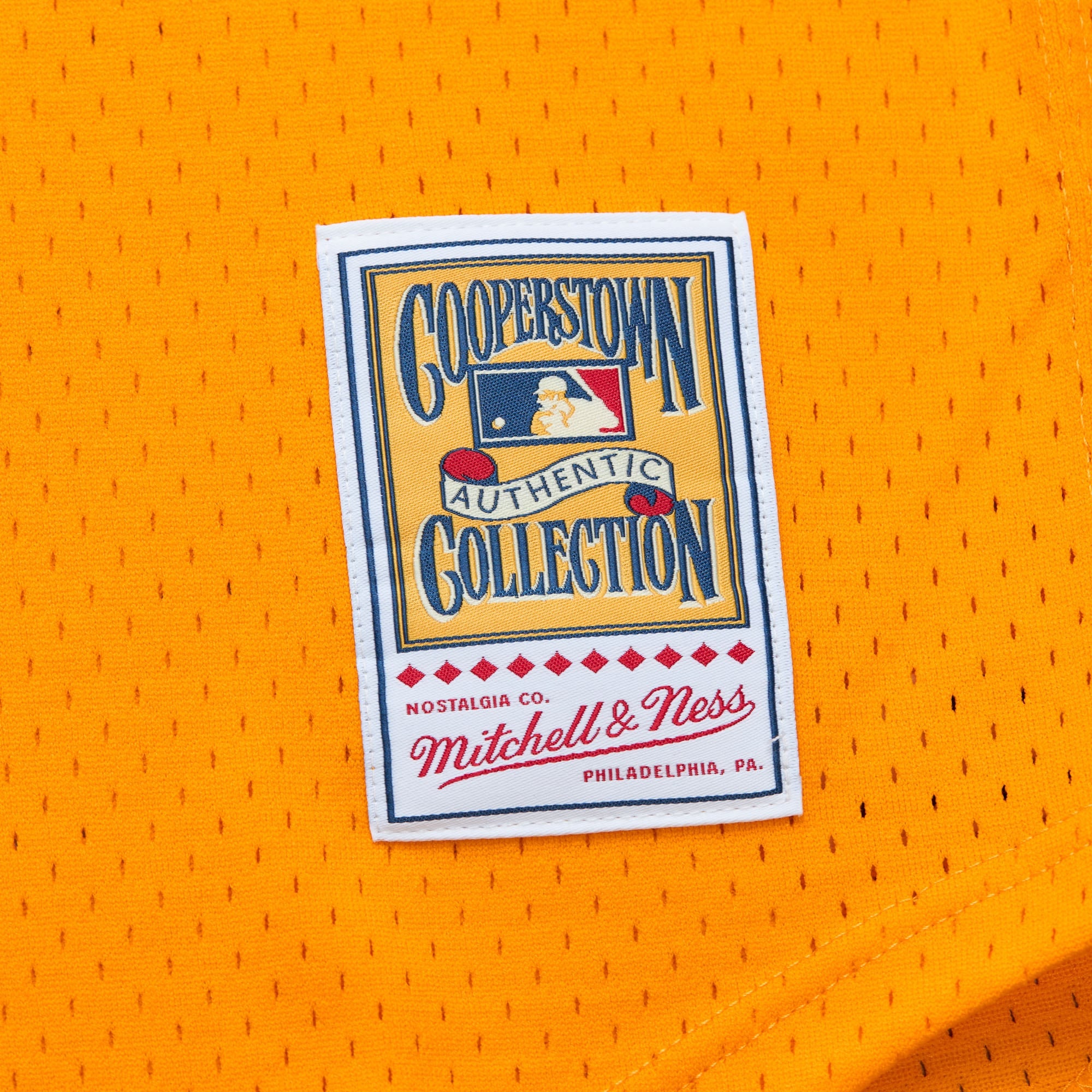 Men's San Diego Padres Tony Gwynn Mitchell & Ness Gold Big & Tall Cooperstown Mesh Batting Practice Jersey - 8