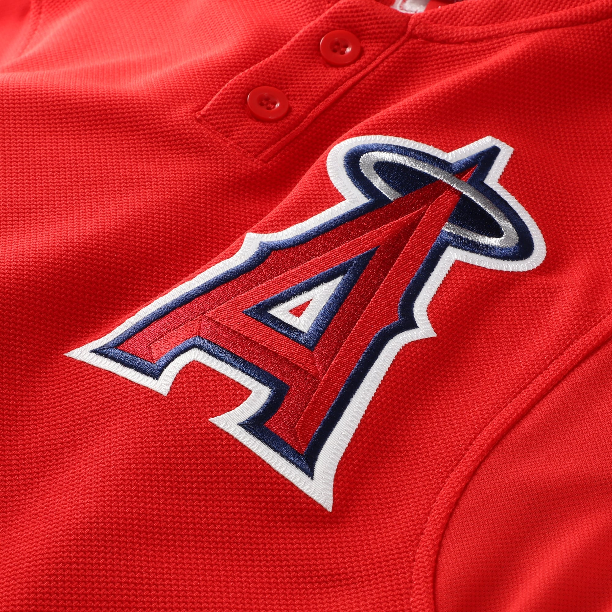 Men's California Angels Vladimir Guerrero Mitchell & Ness Red Authentic Batting Practice Jersey - 5