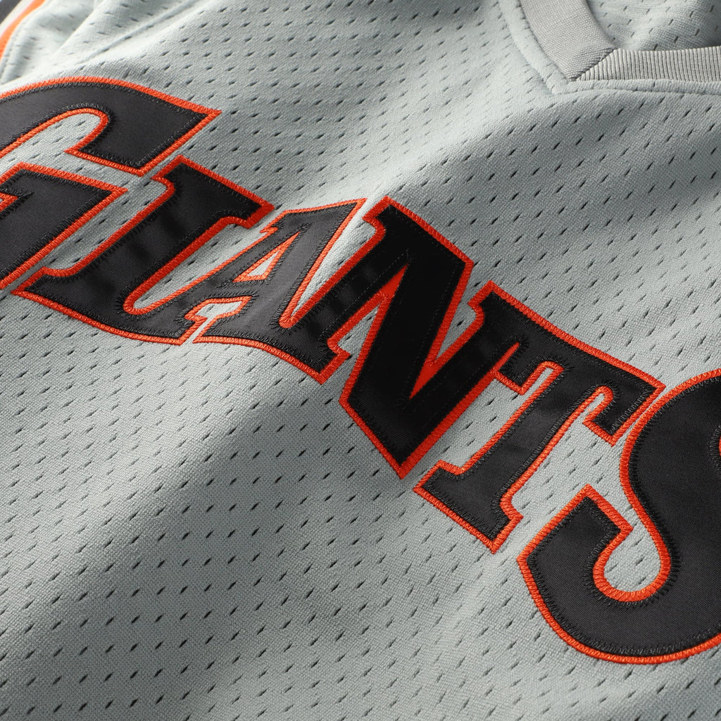 Men's San Francisco Giants Will Clark Mitchell & Ness Gray Authentic Batting Practice Jersey - 5