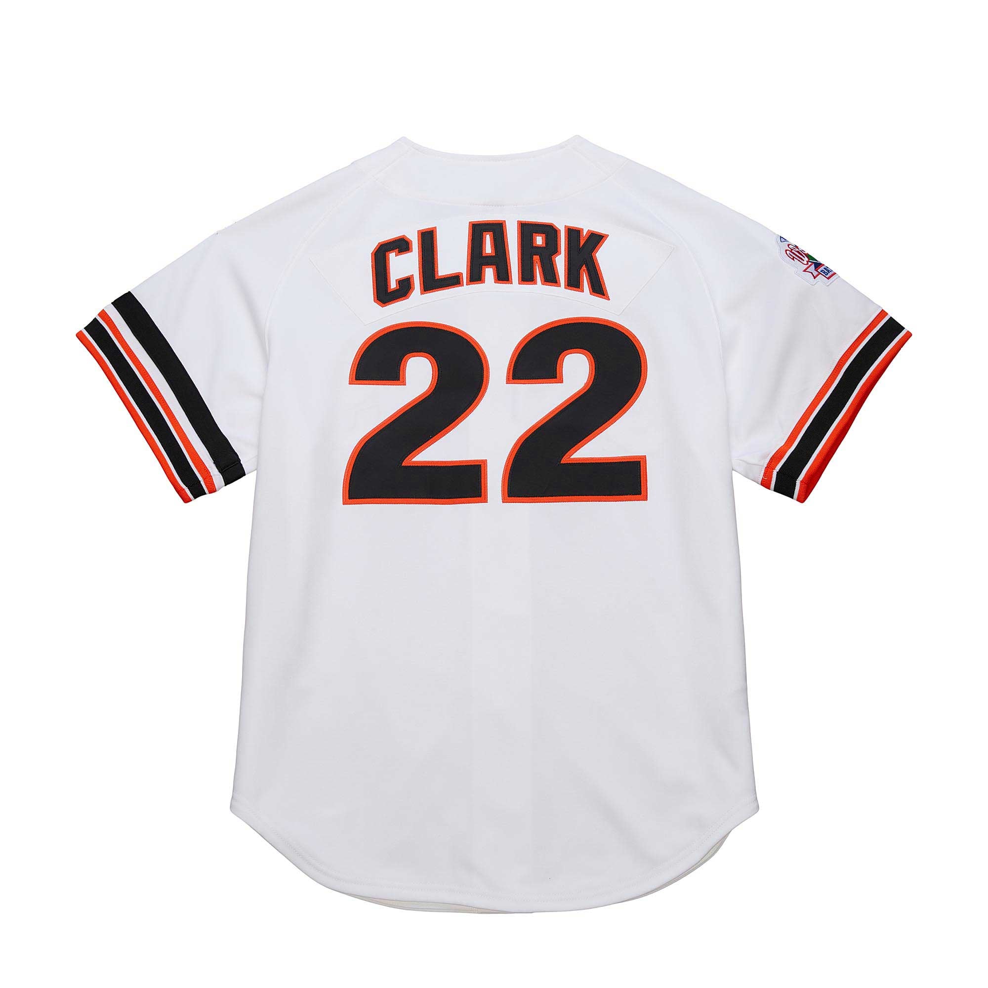 Men's San Francisco Giants Will Clark Mitchell & Ness White Cooperstown Collection 1989 Authentic Jersey - 4
