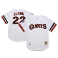 Men's San Francisco Giants Will Clark Mitchell & Ness White Cooperstown Collection 1989 Authentic Jersey