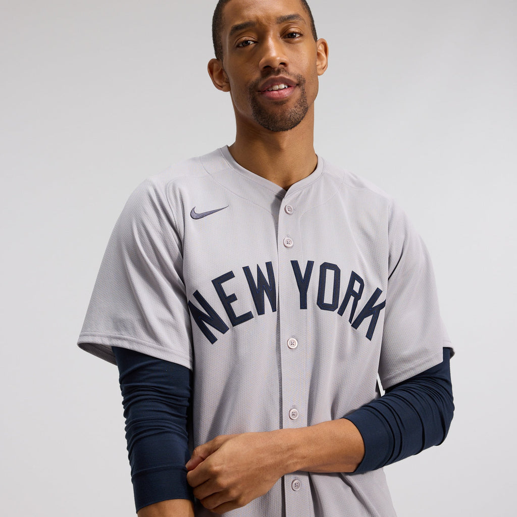 Men's New York Yankees Aaron Judge Nike Gray Road Limited Player Jersey - 11
