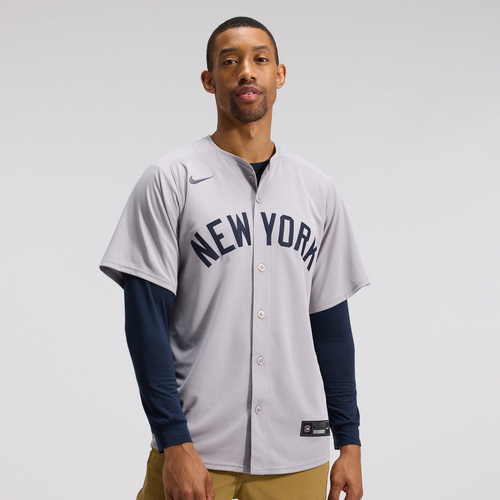 Men's New York Yankees Aaron Judge Nike Gray Road Limited Player Jersey - 3