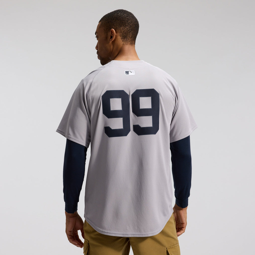 Men's New York Yankees Aaron Judge Nike Gray Road Limited Player Jersey - 4